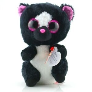 ✨️ Ty Flora Black/white Plush Skunk 6"